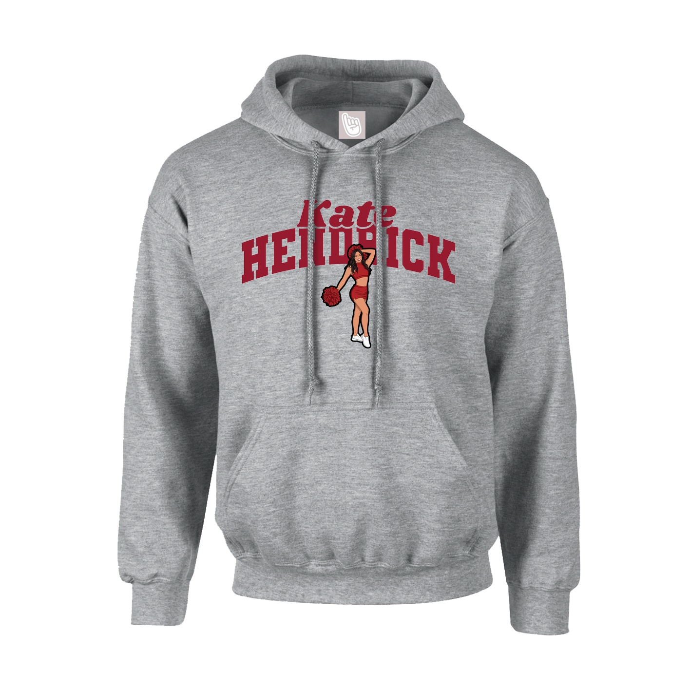 Hoodie — Signature Arch in Grey