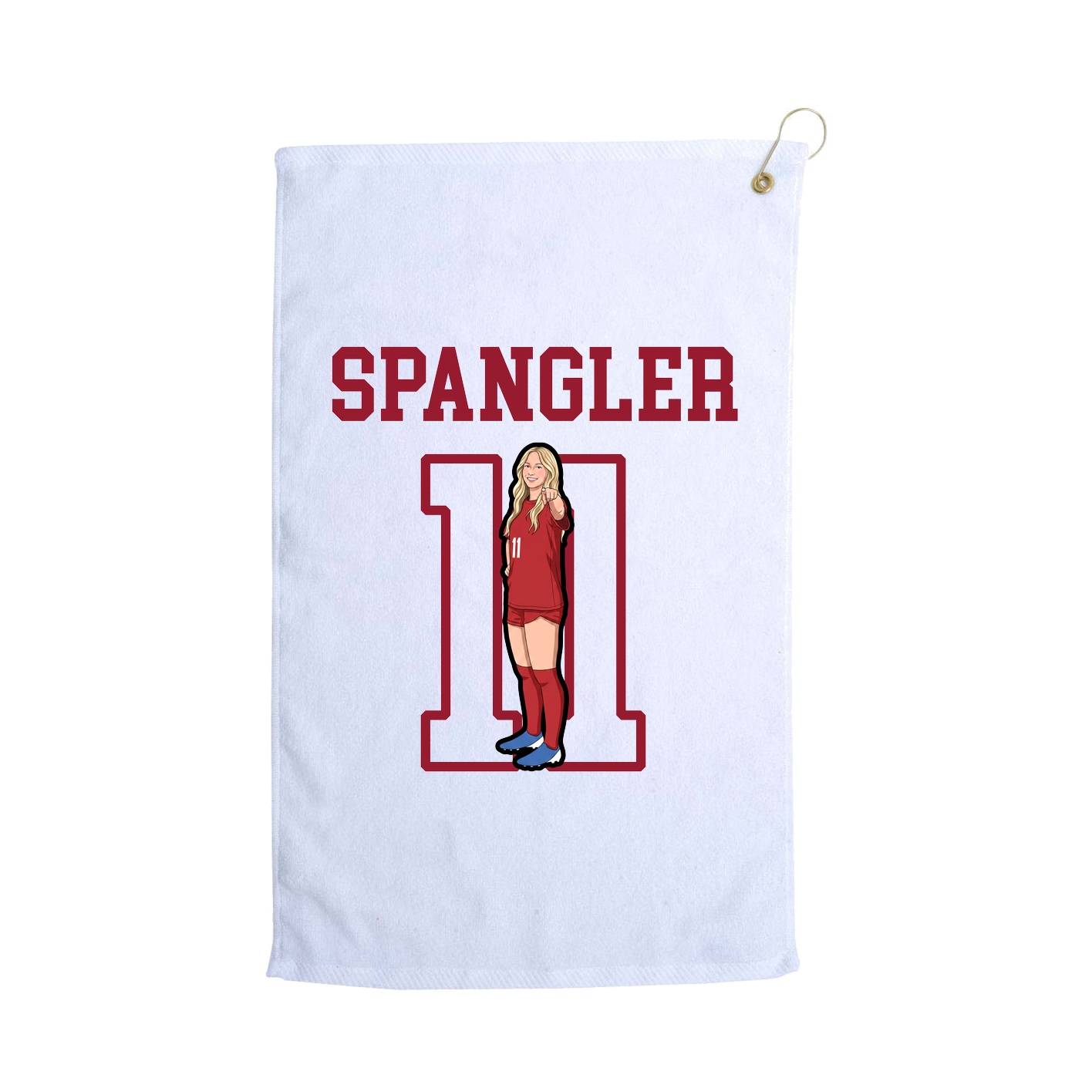 Golf Towel — Shirsey in White