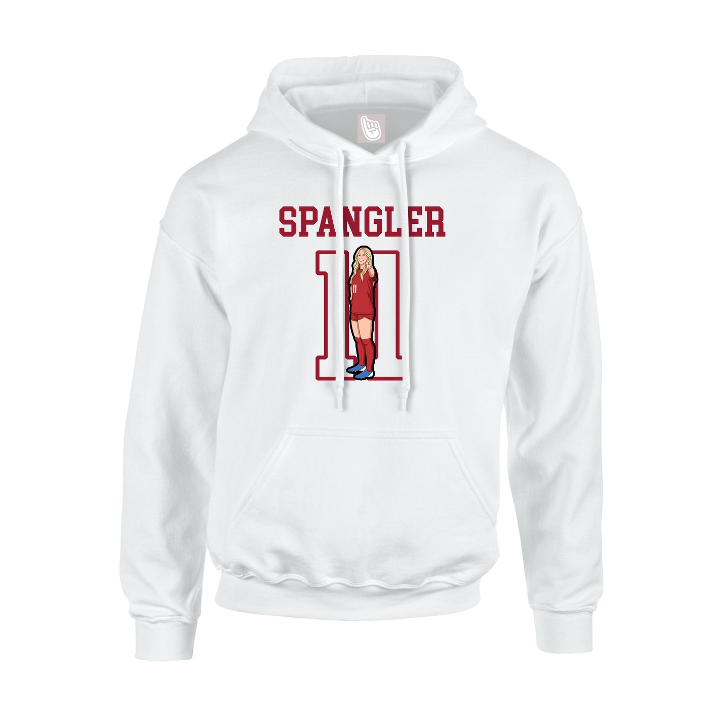 Hoodie — Shirsey in White