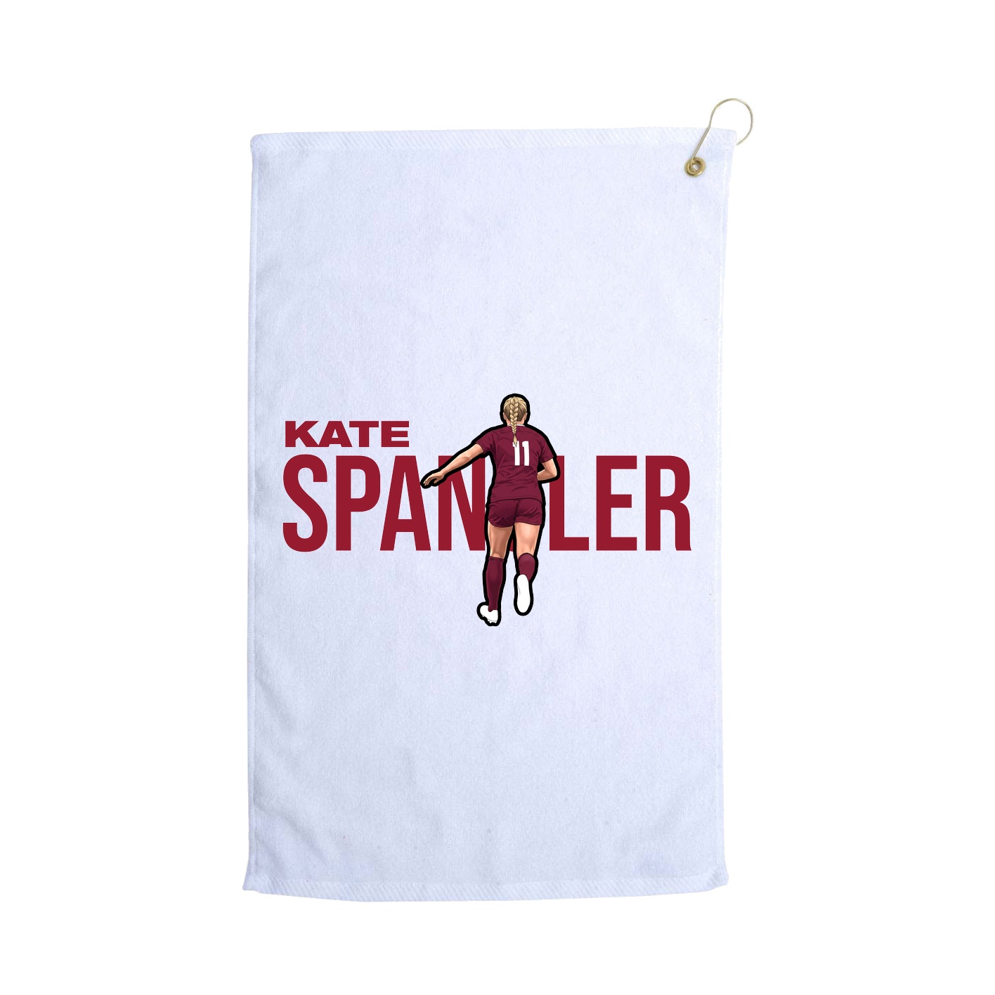 Golf Towel — Player Name in White