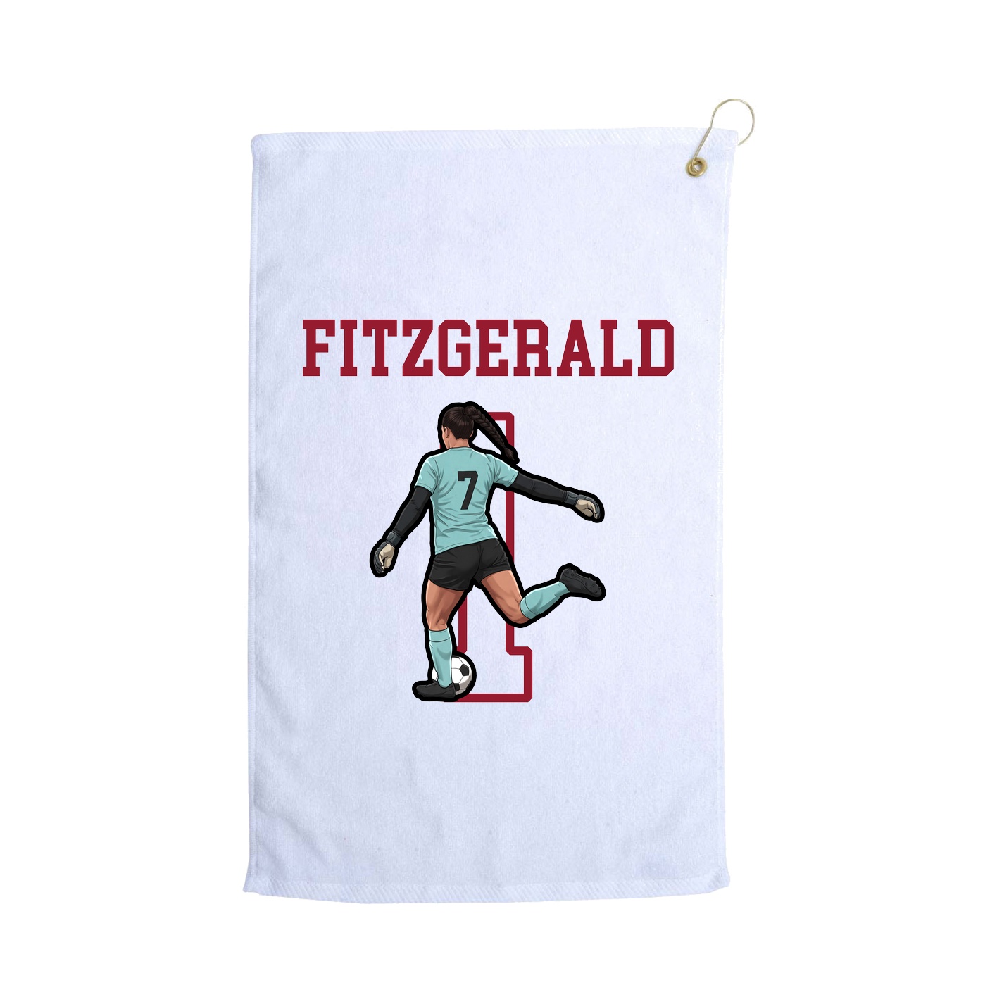 Golf Towel — Shirsey in White