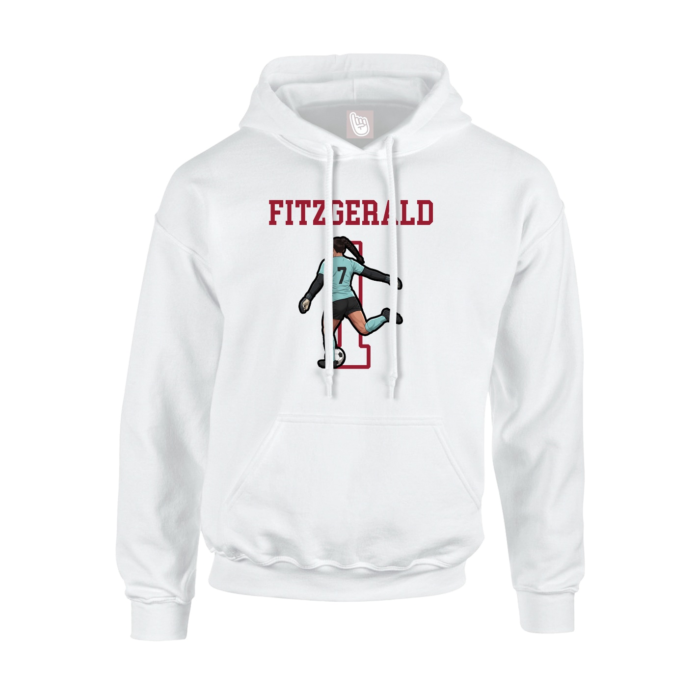 Youth Hoodie — Shirsey in White