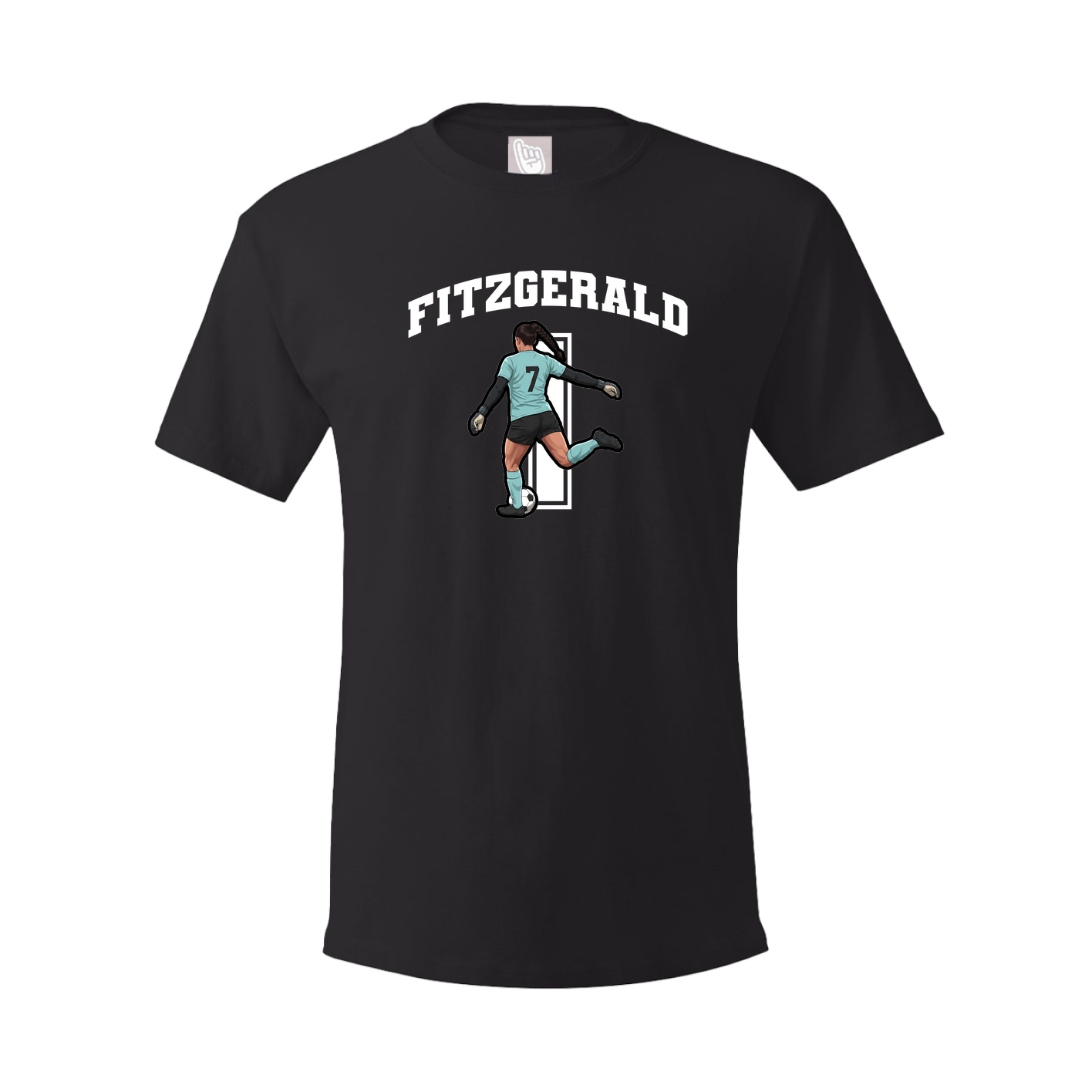 Youth Tee — Number in Black