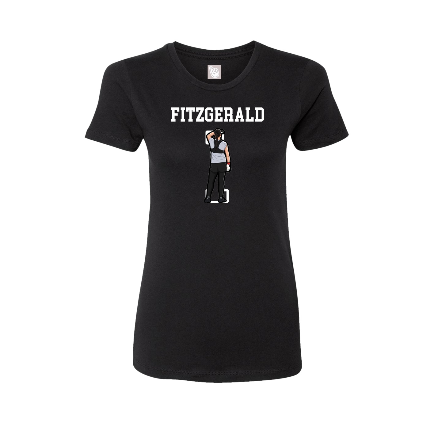Fitted Women's Tee — Shirsey in Black