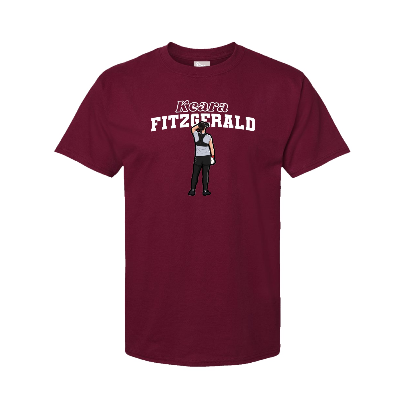 Tee — Name Arch in Cardinal