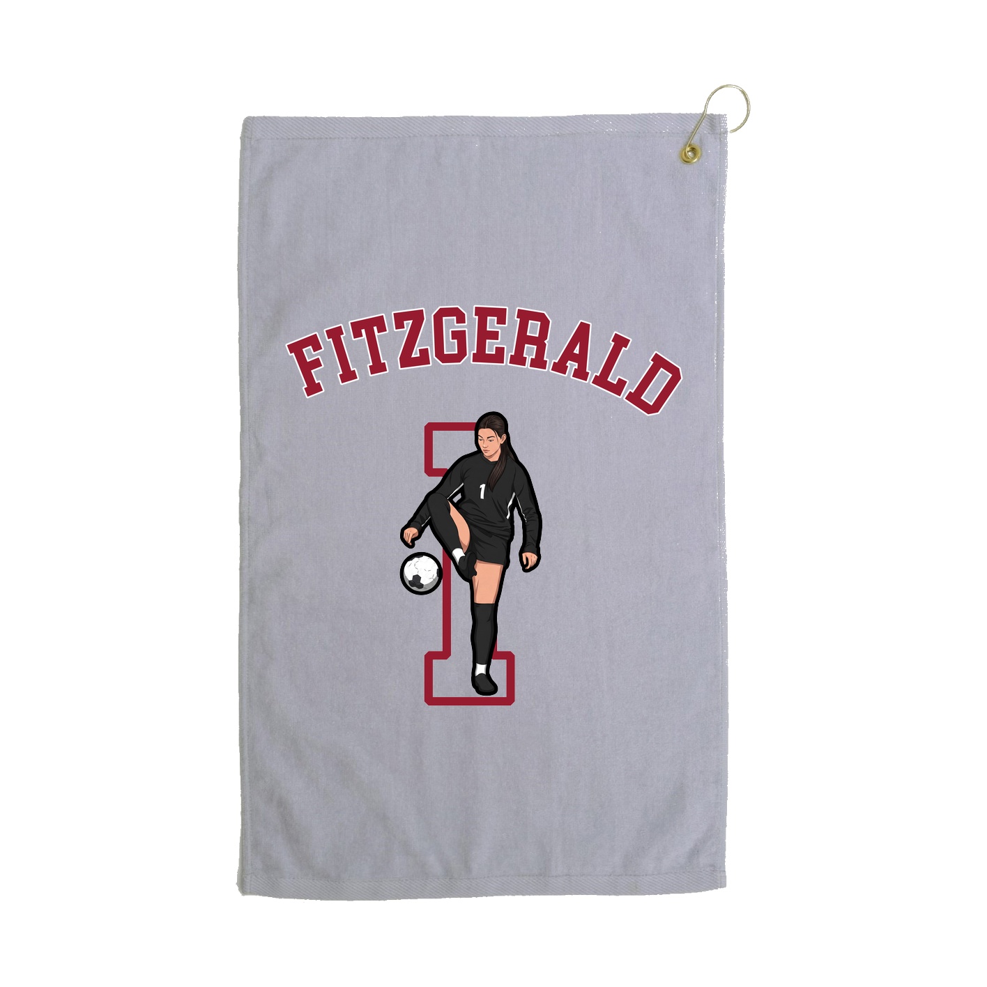 Golf Towel — Shirsey Arch in Grey
