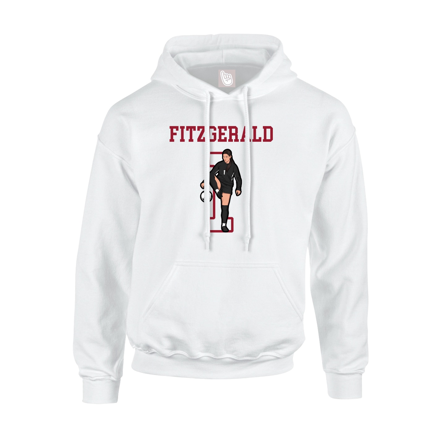 Youth Hoodie — Shirsey in White
