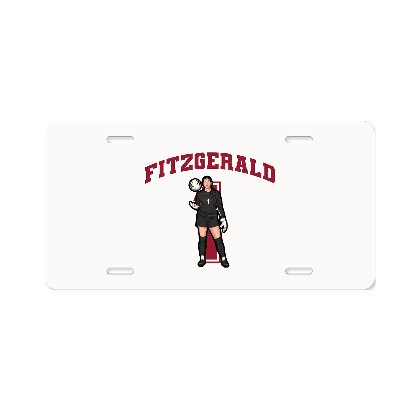 License Plate — Number in Classic