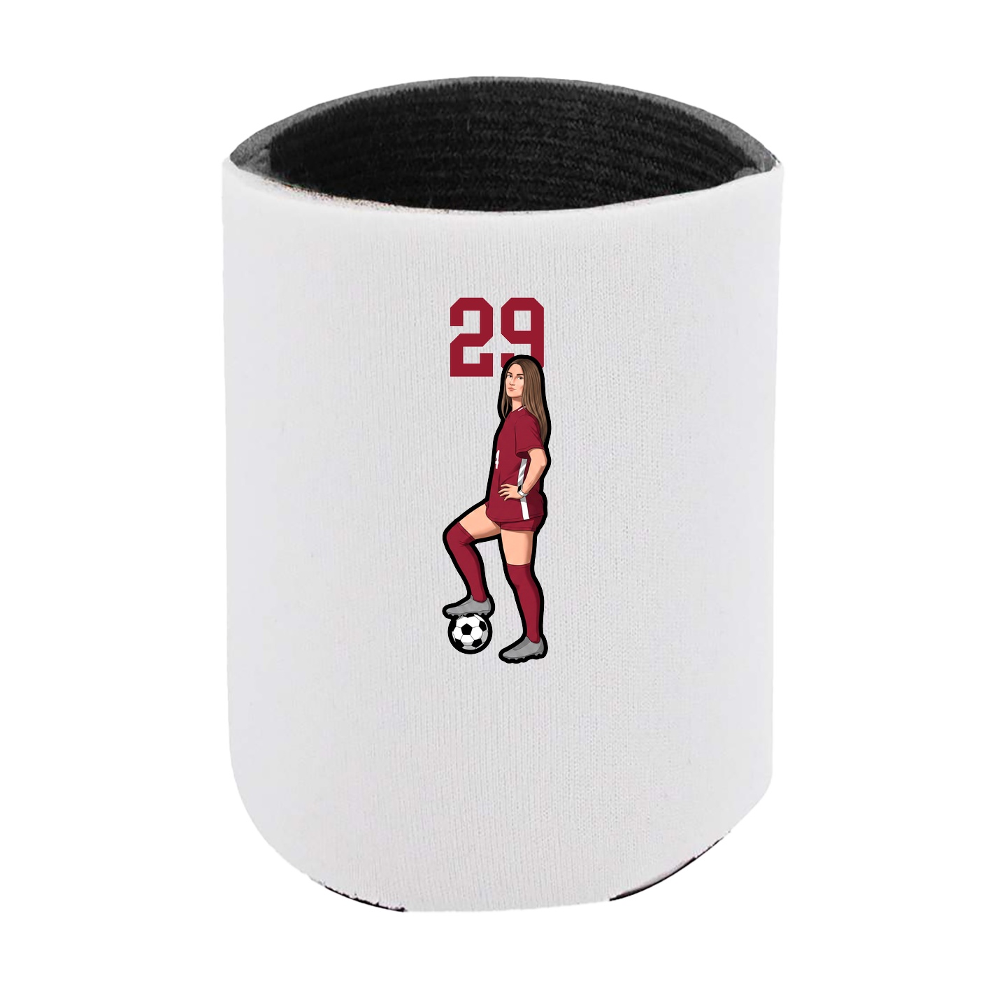 Can Holder — Number Top in White