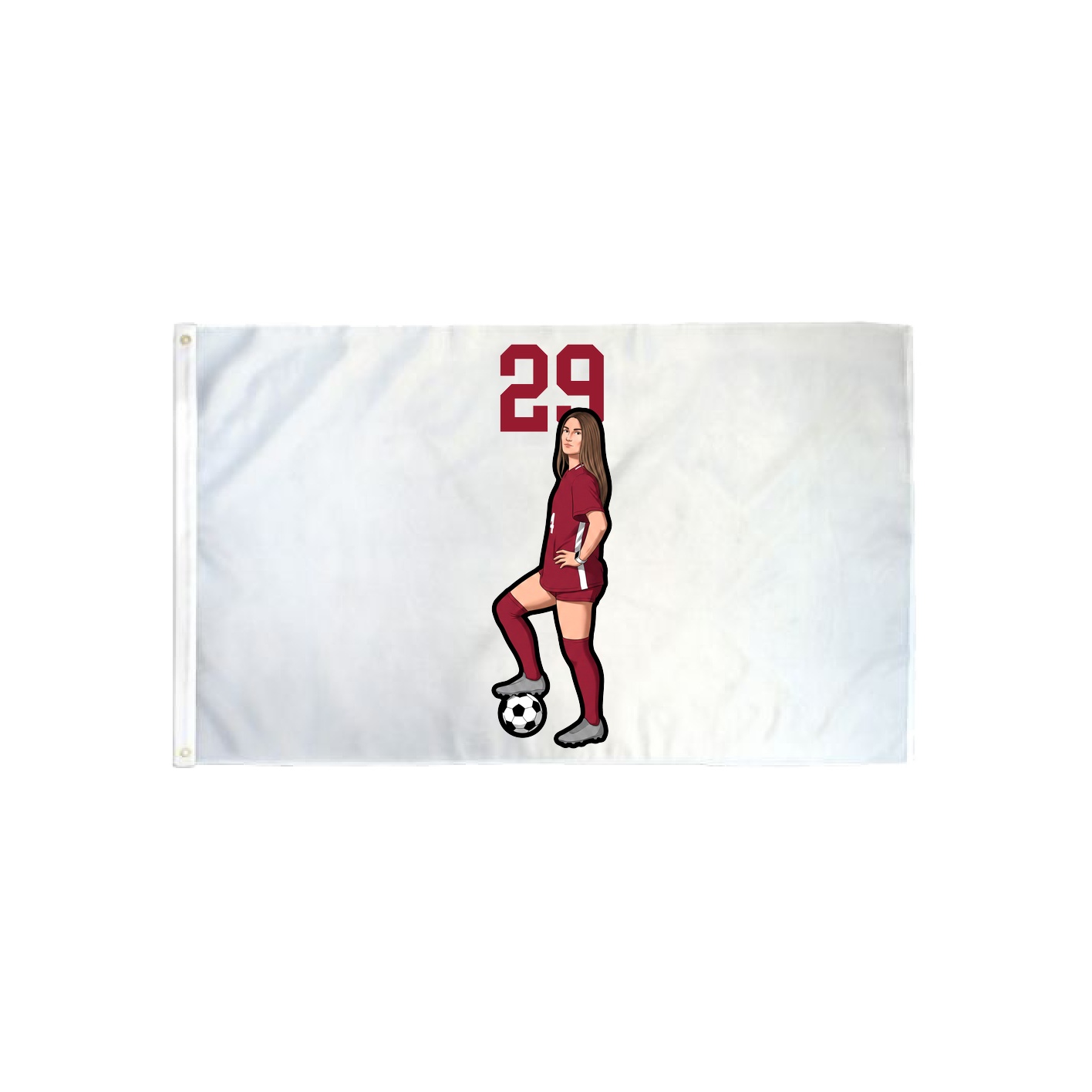 3x5 Flag — Number Top in Classic