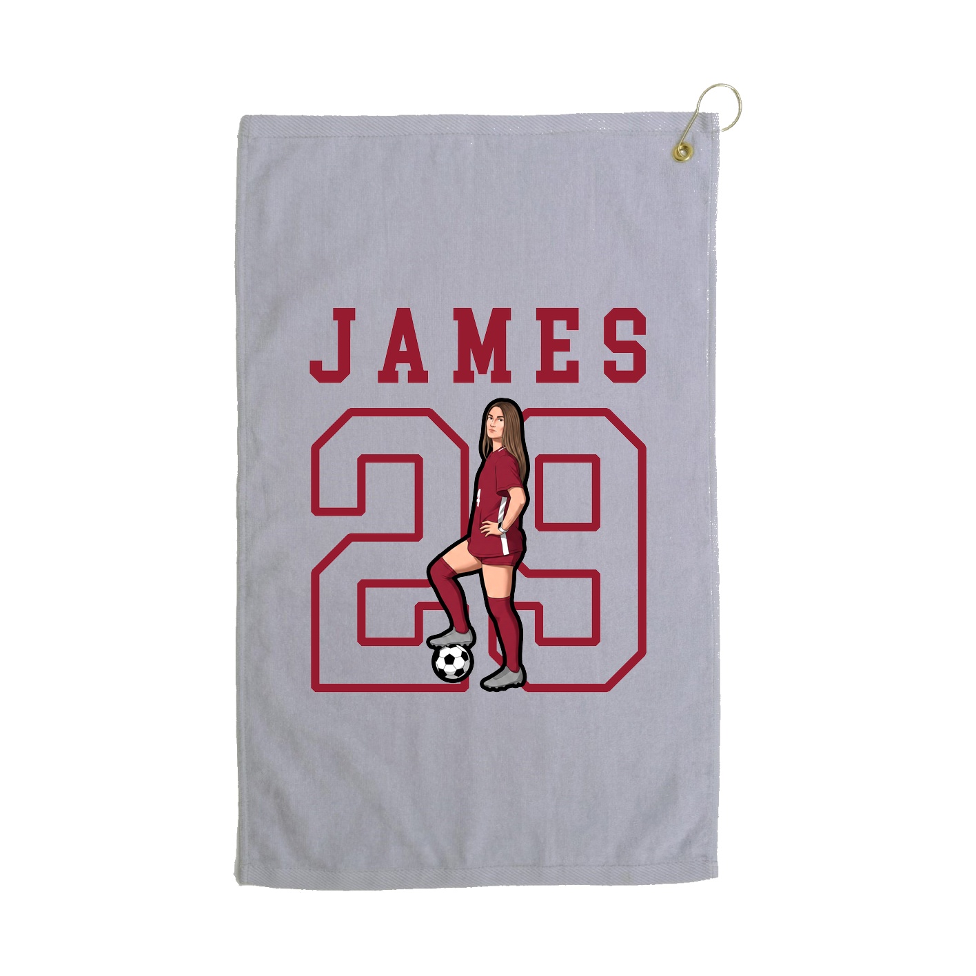Golf Towel — Shirsey in Grey