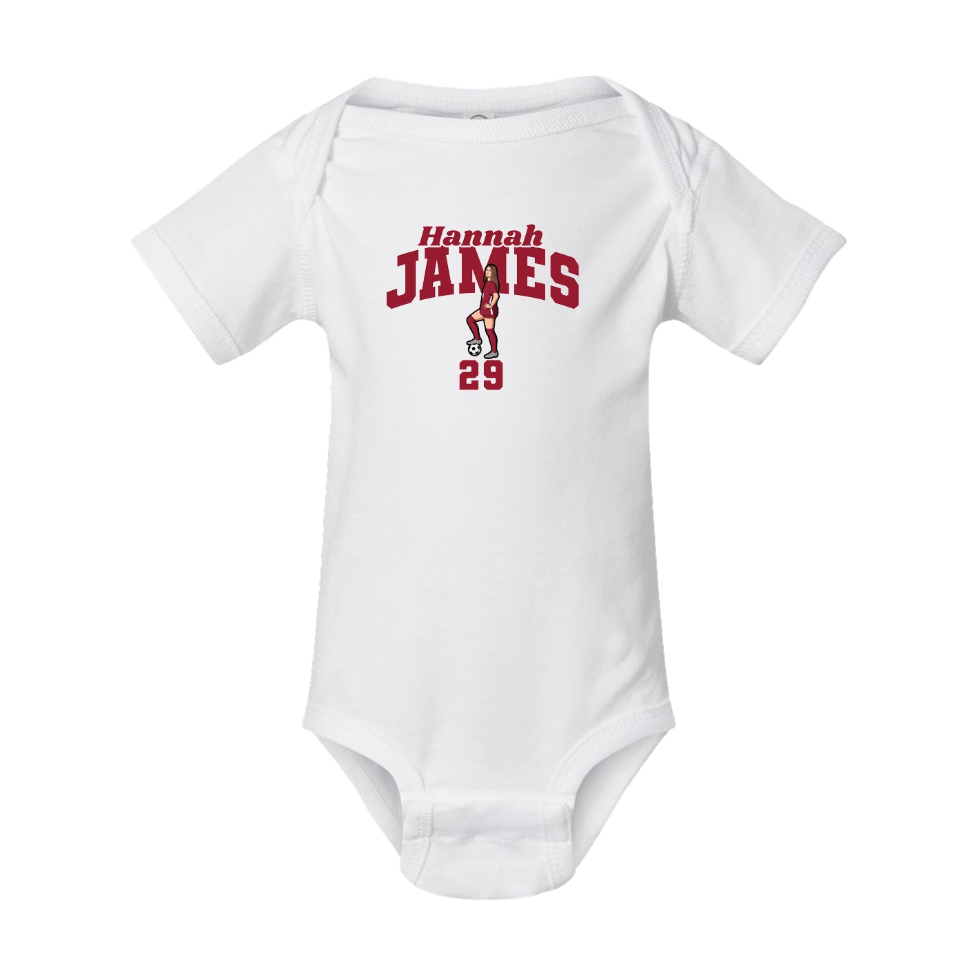 Baby Onesie — Signature Arch in White
