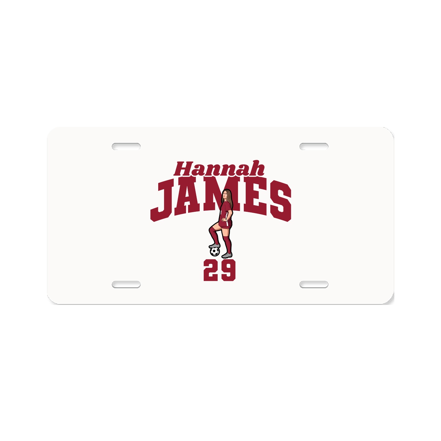 License Plate — Signature Arch in Classic