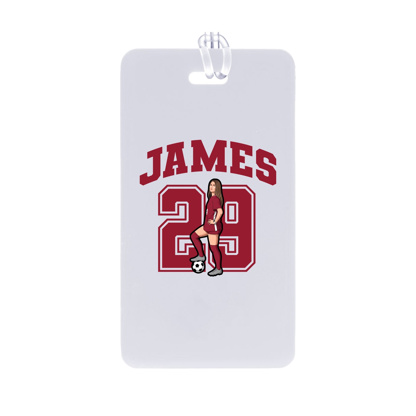 Bag Tag — Number in Classic