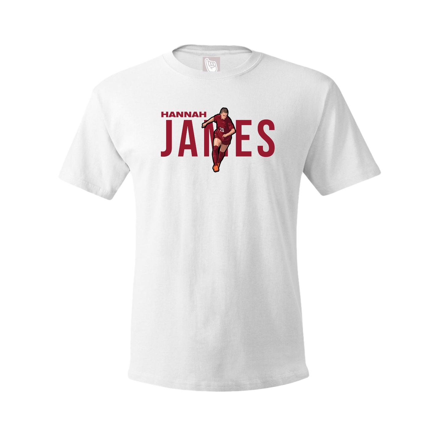 Youth Tee — Player Name in White