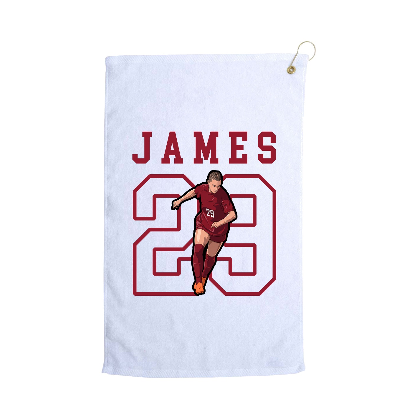 Golf Towel — Shirsey in White