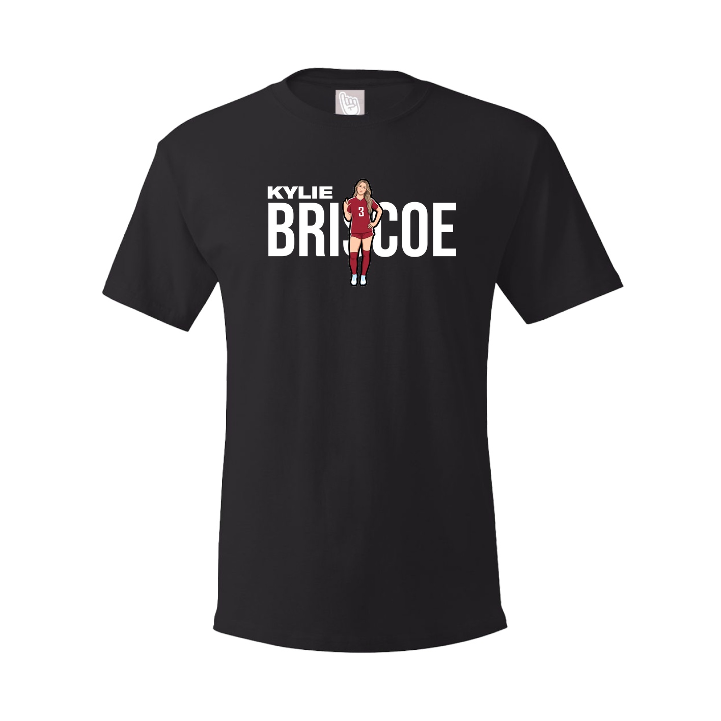 Youth Tee — Player Name in Black