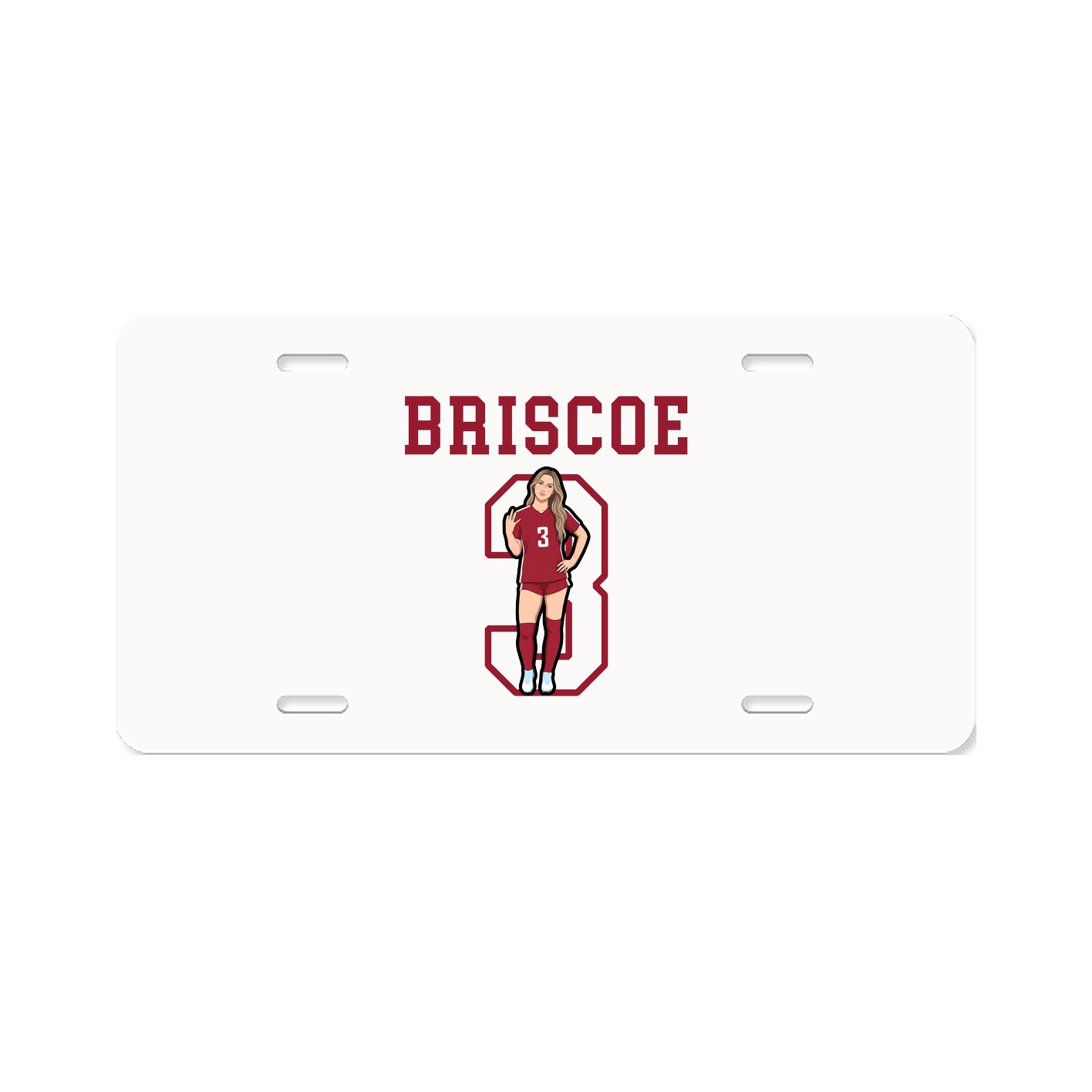 License Plate — Shirsey in Classic