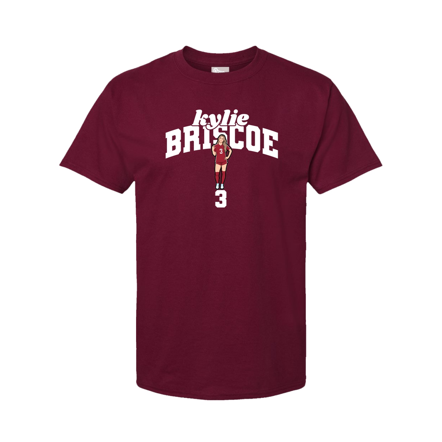 Youth Tee — Signature Arch in Cardinal