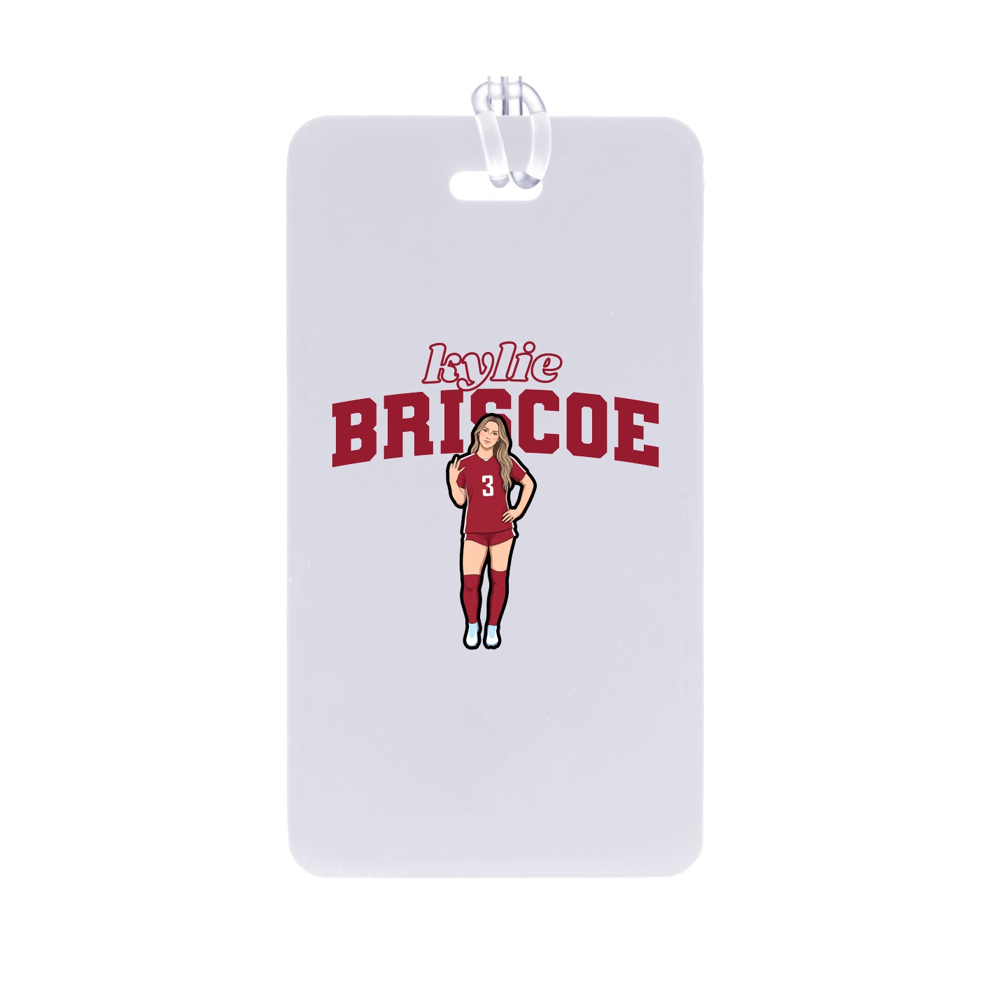 Bag Tag — Name Arch in Classic