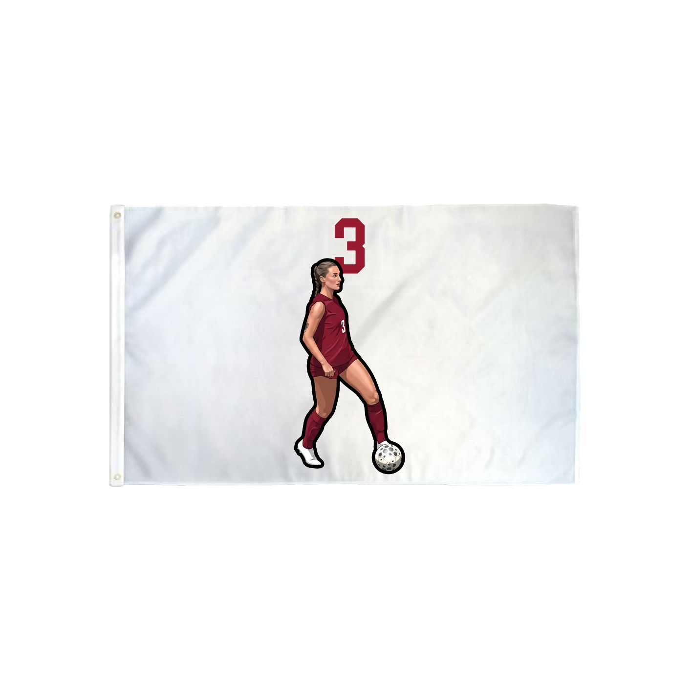 3x5 Flag — Number Top in Classic