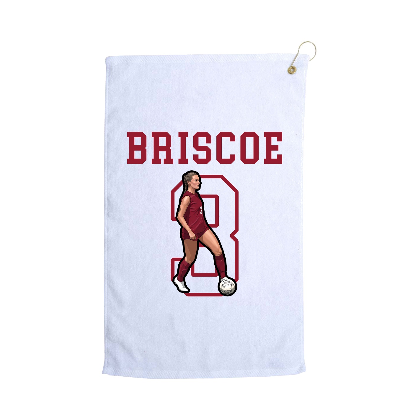 Golf Towel — Shirsey in White