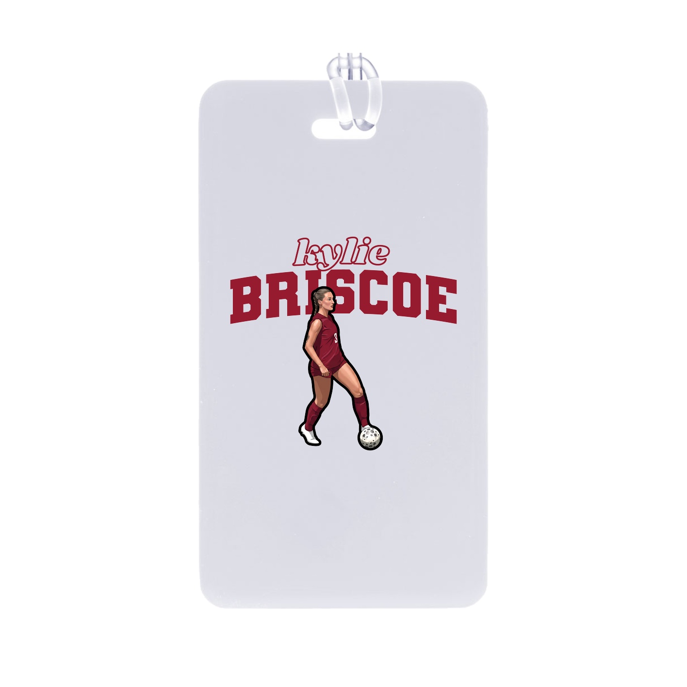 Bag Tag — Name Arch in Classic