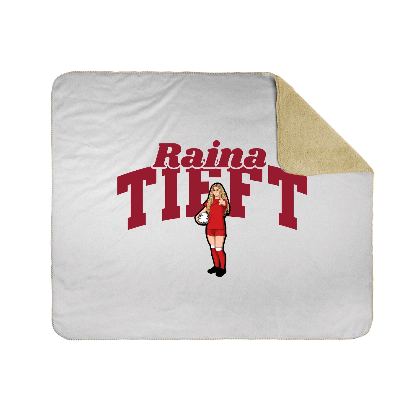 Throw Blanket — Signature Arch in White