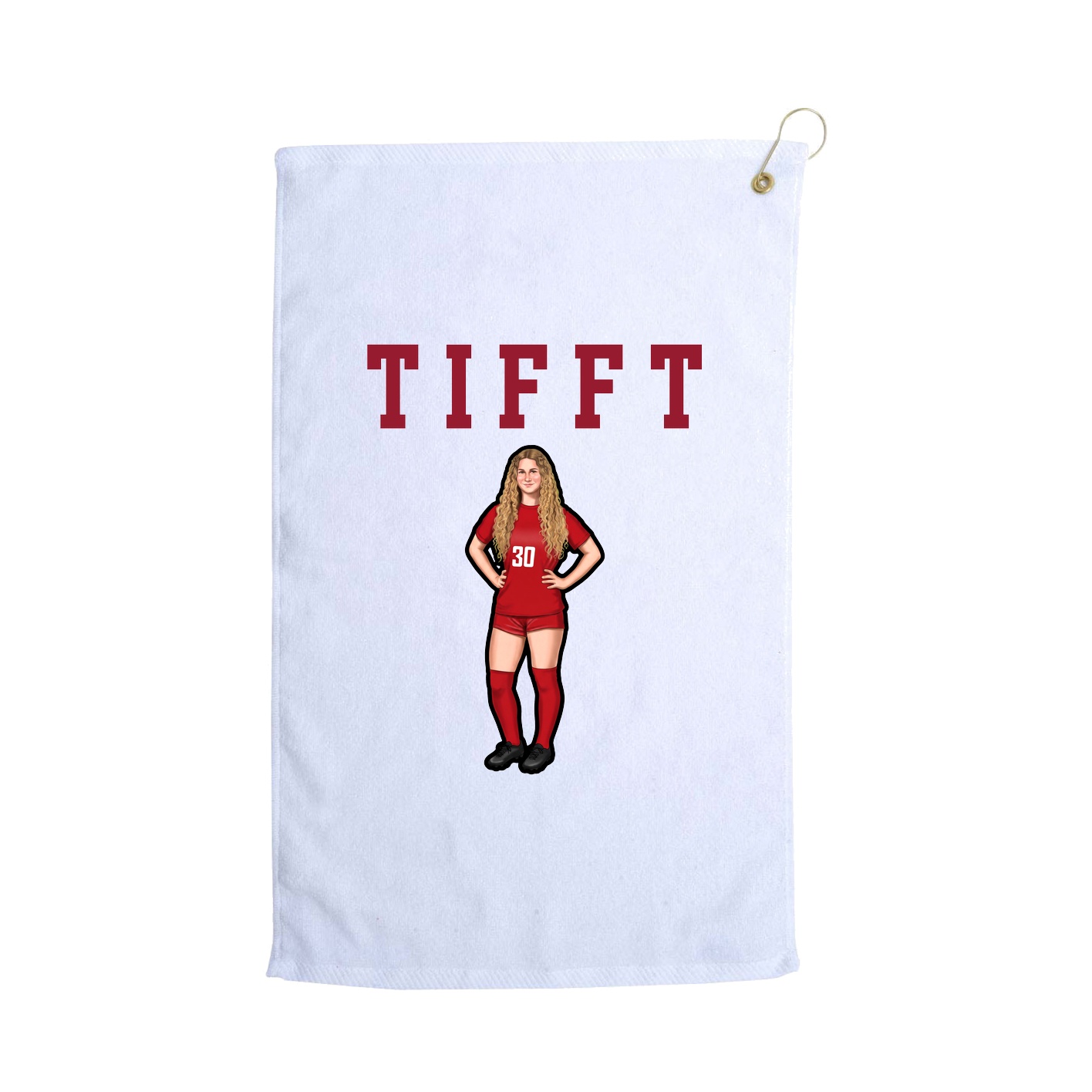 Golf Towel — Shirsey in White