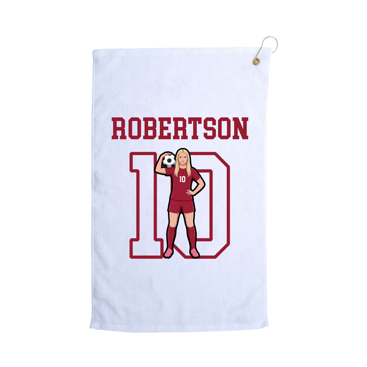 Golf Towel — Shirsey in White