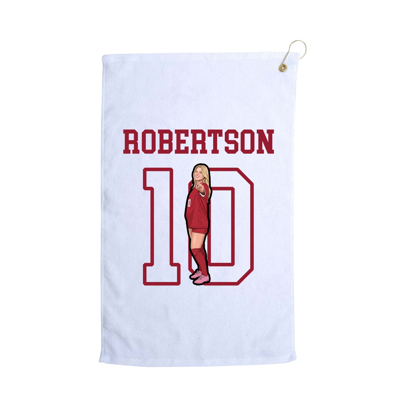 Golf Towel — Shirsey in White