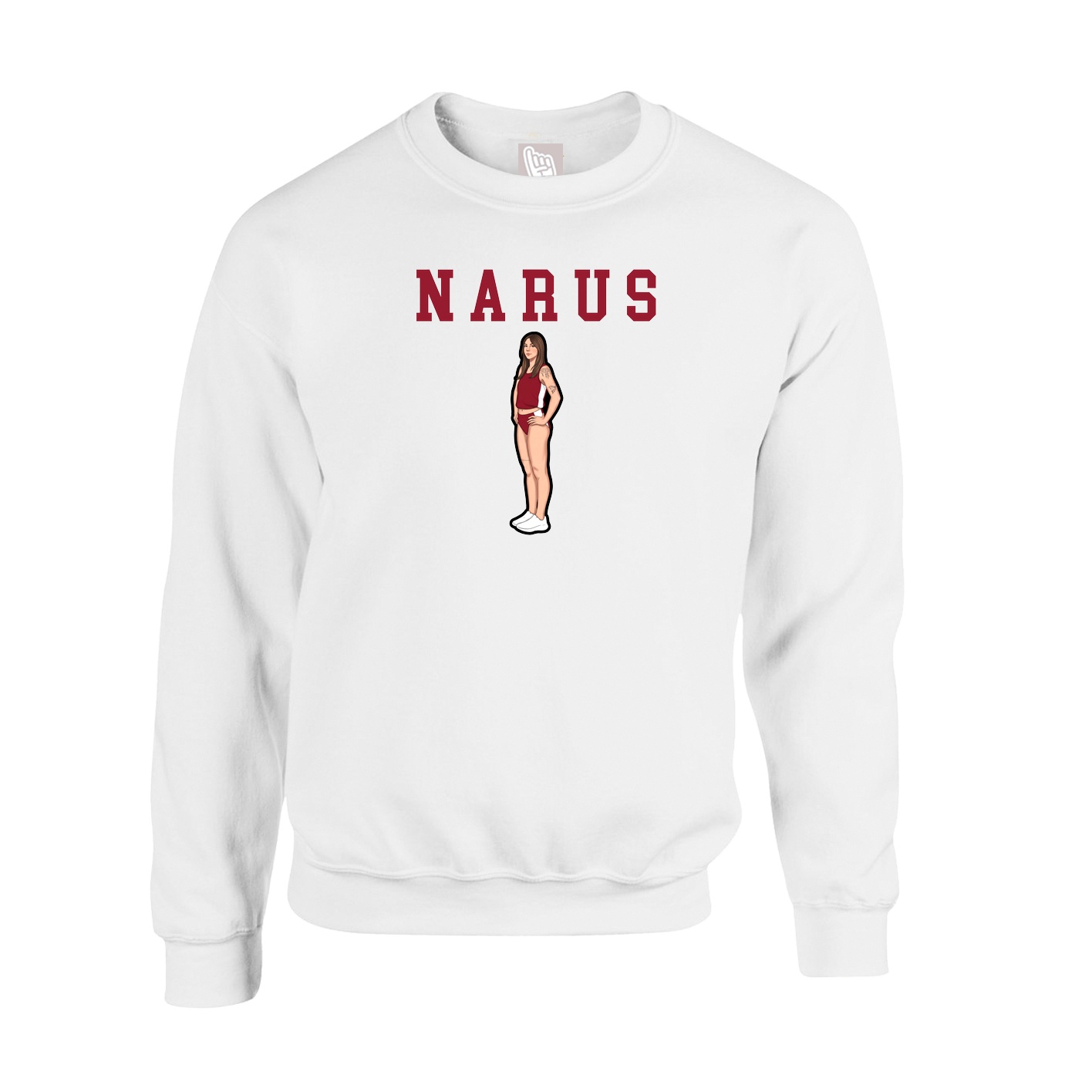 Fleece Crew — Shirsey in White
