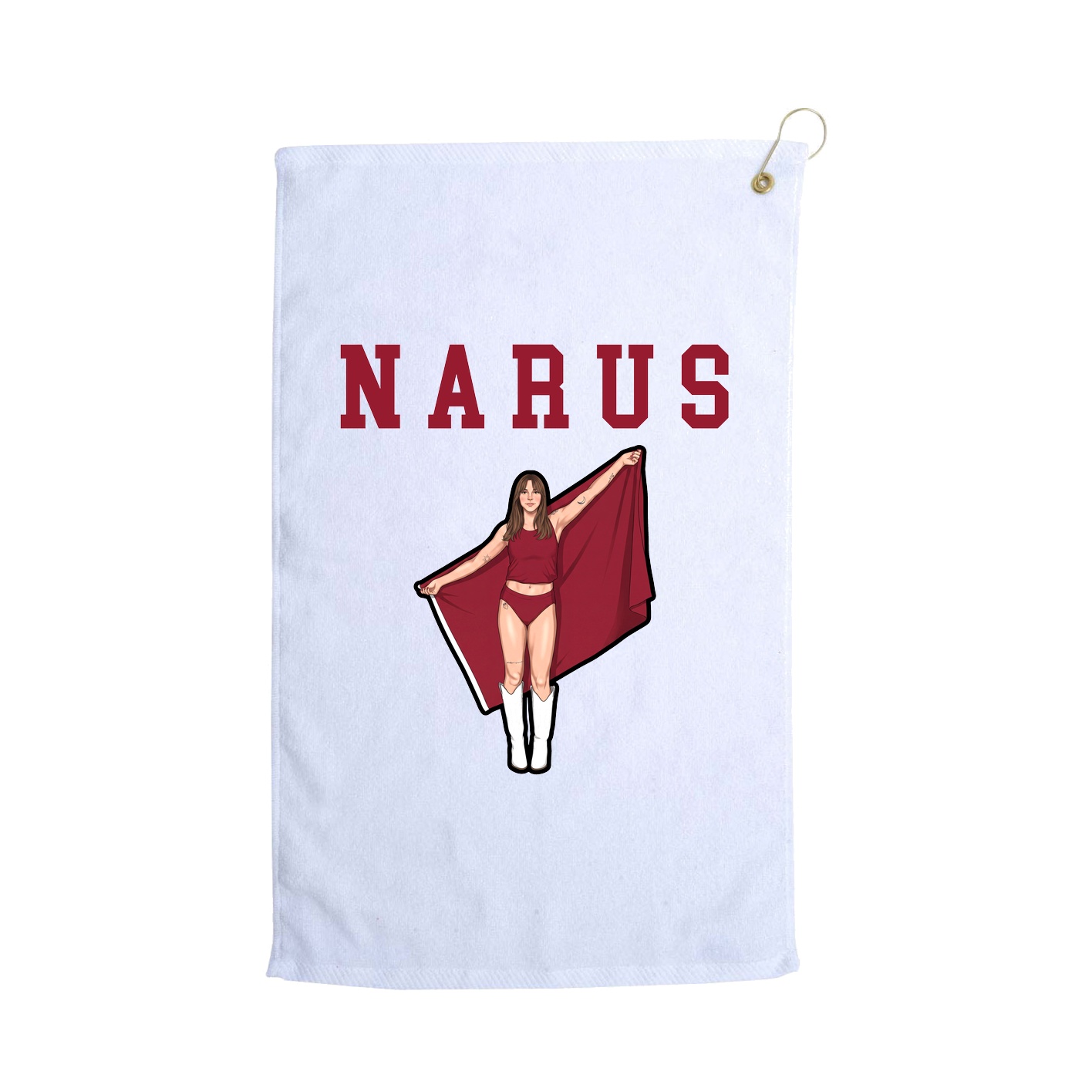 Golf Towel — Shirsey in White