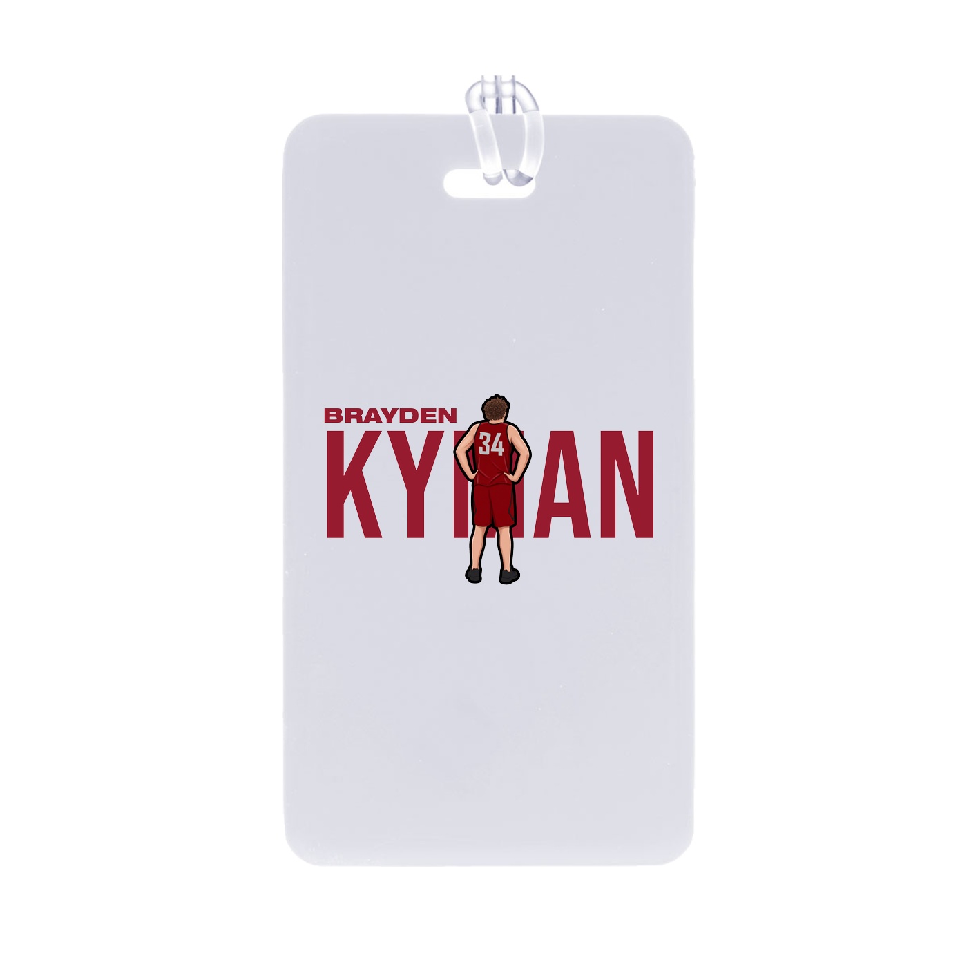 Bag Tag — Player Name in Classic