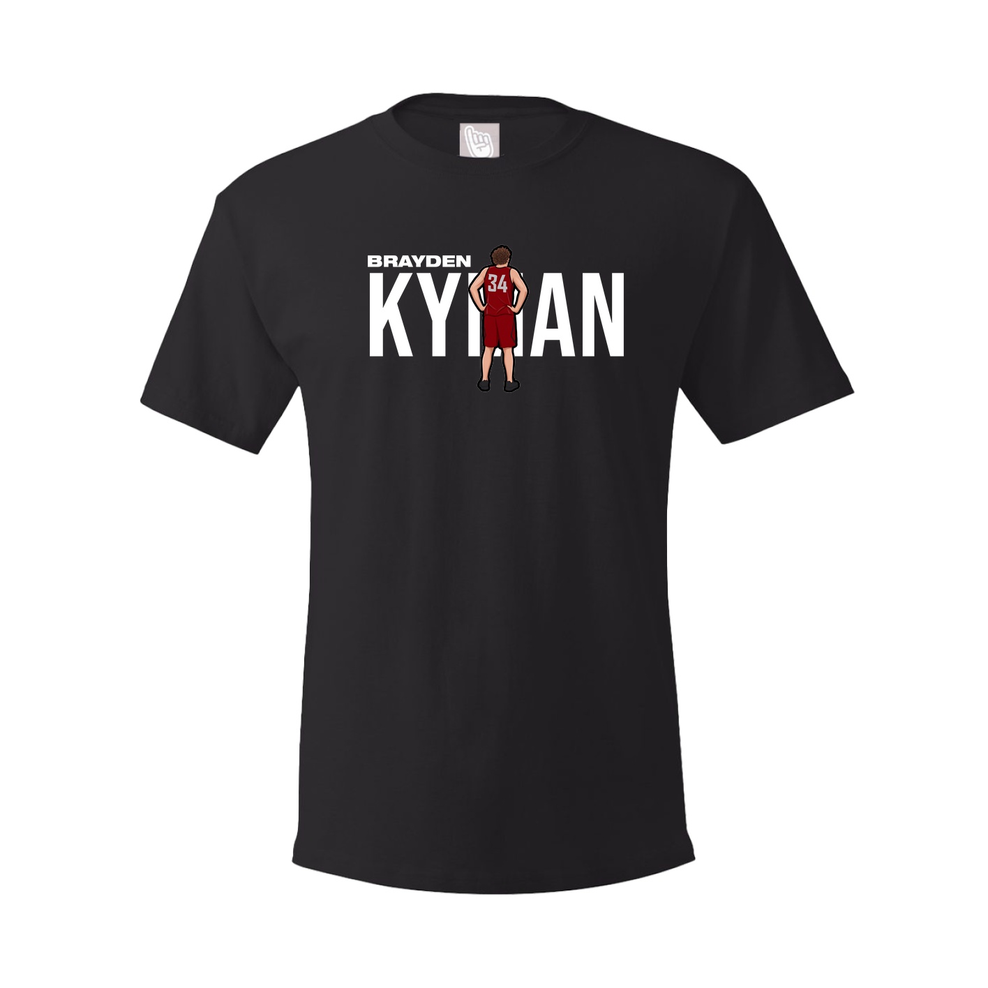 Youth Tee — Player Name in Black