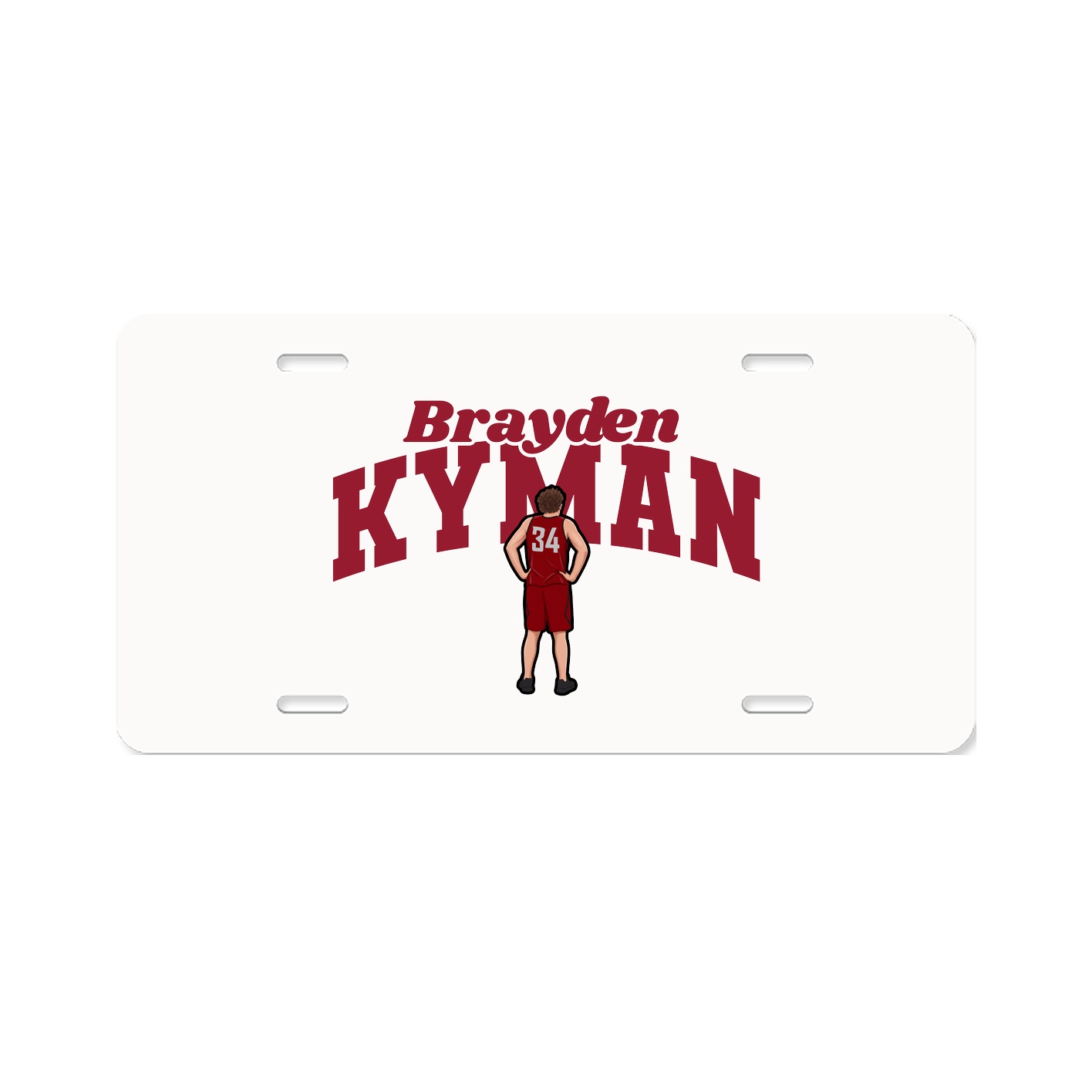 License Plate — Signature Arch in Classic