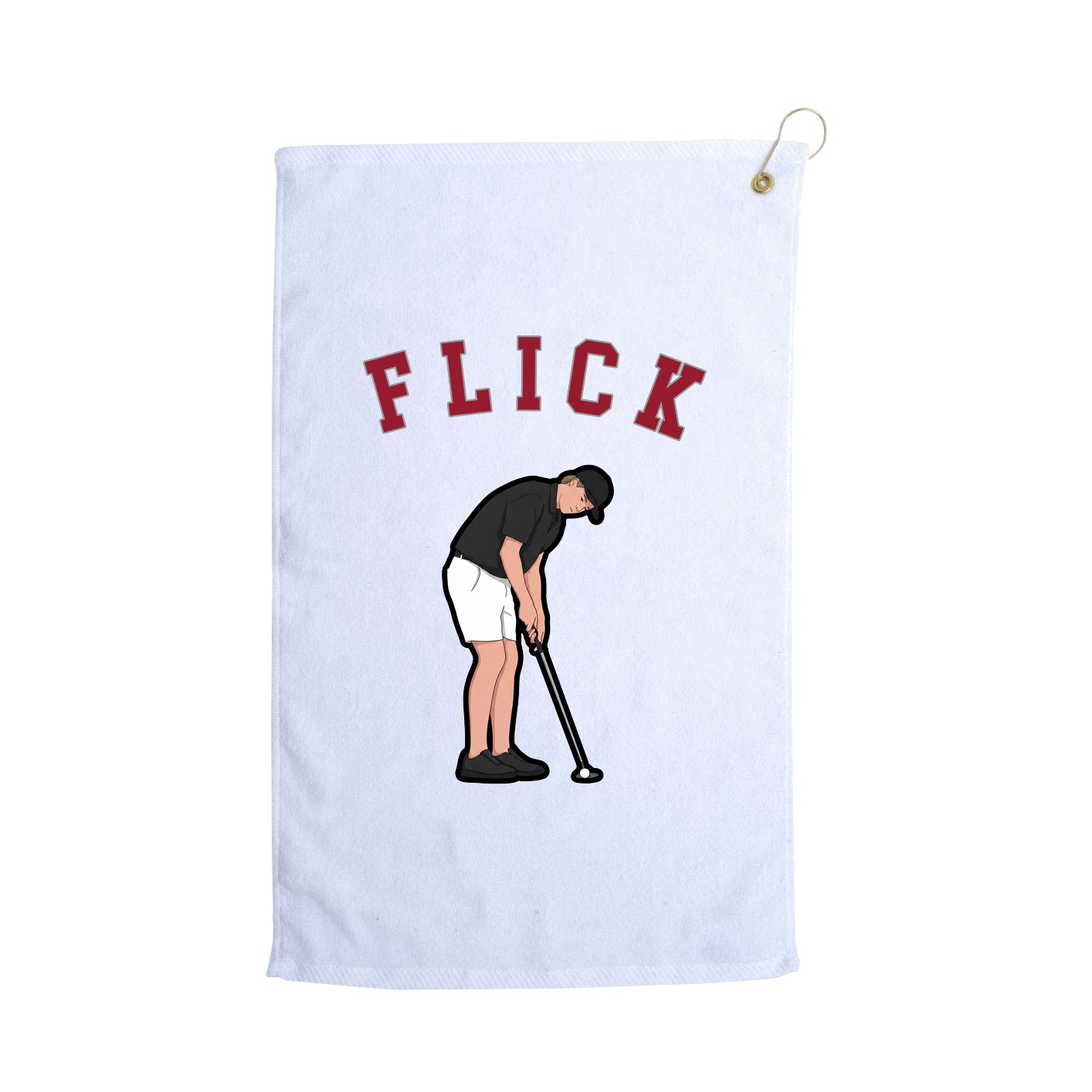 Golf Towel — Shirsey Arch in White