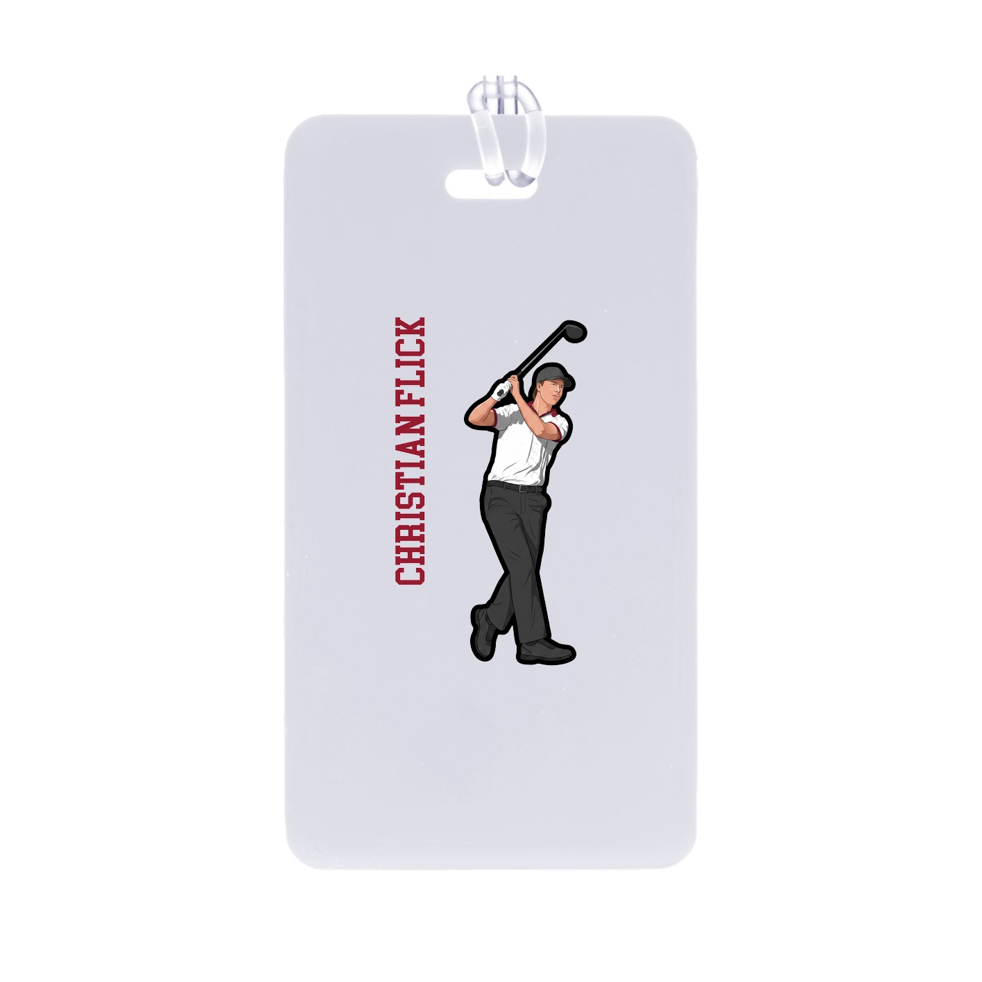Bag Tag — Name Vertical in Classic