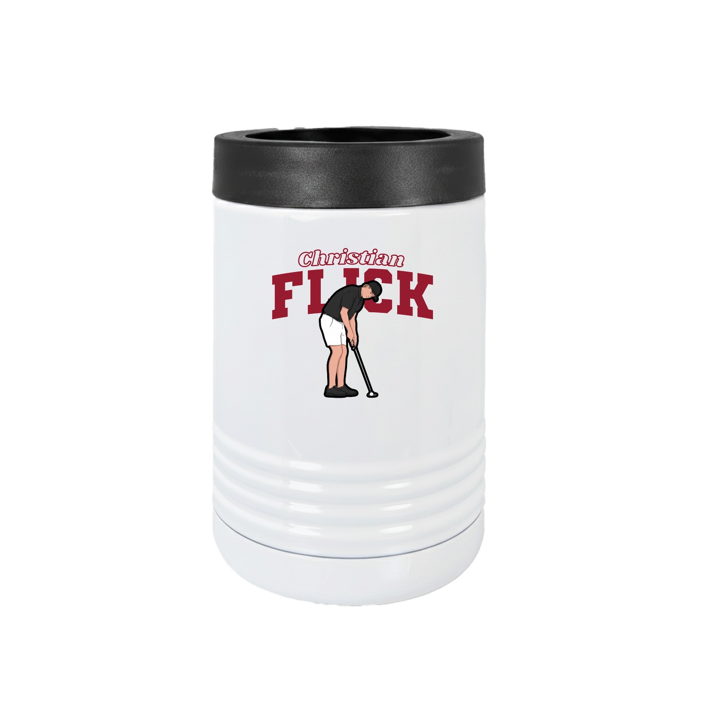 Beverage Holder — Name Arch in White