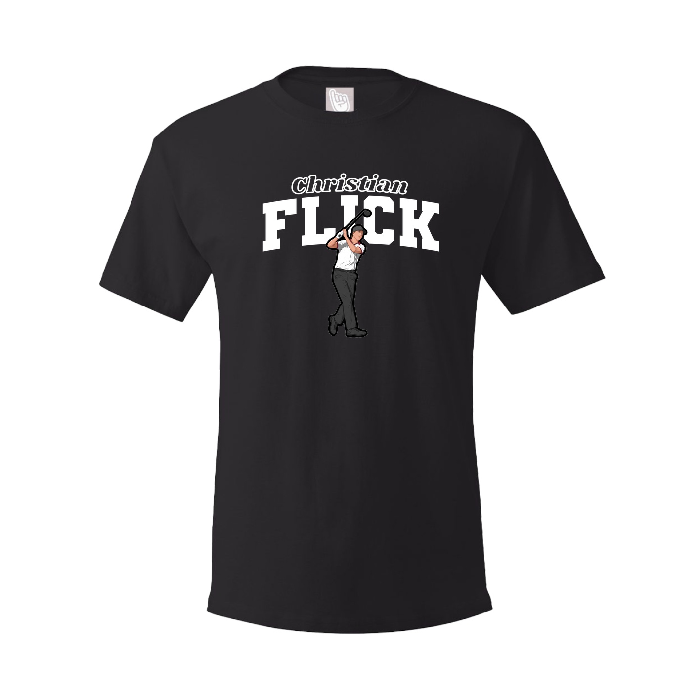 Youth Tee — Name Arch in Black