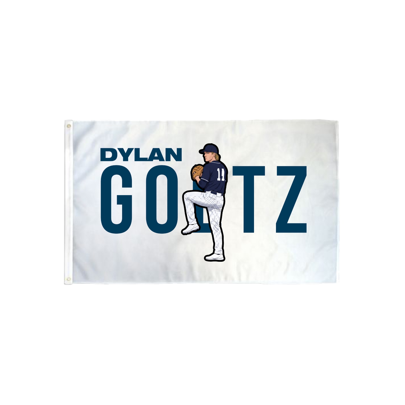 3x5 Flag — Player Name in Classic