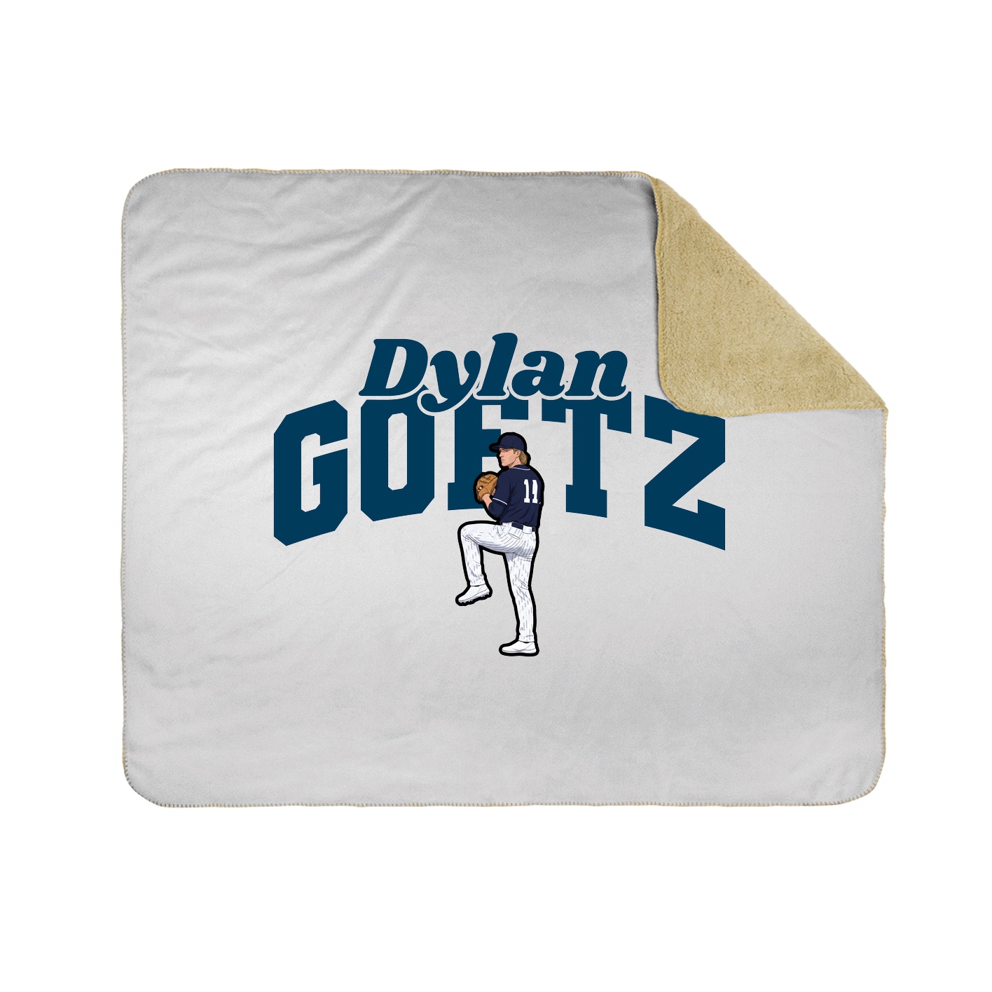 Throw Blanket — Signature Arch in White