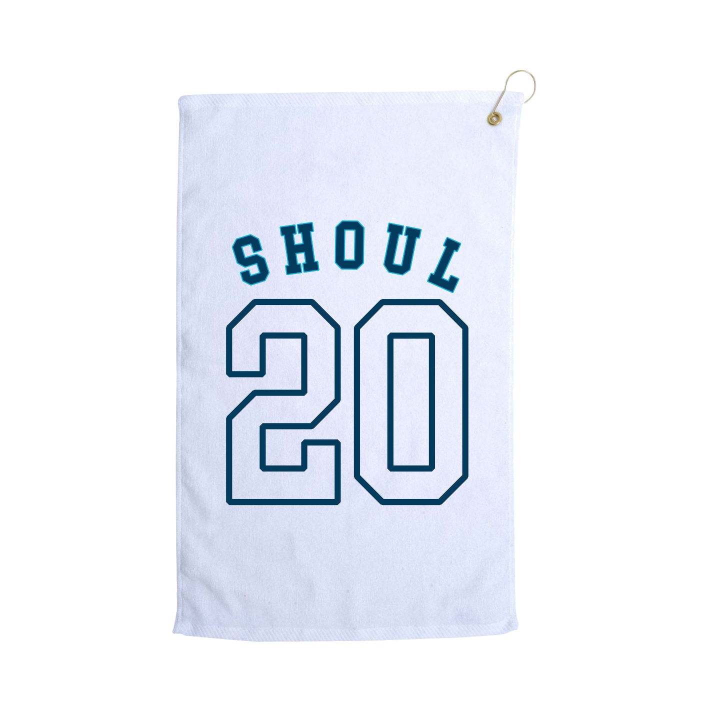 Golf Towel — Shirsey Arch in White