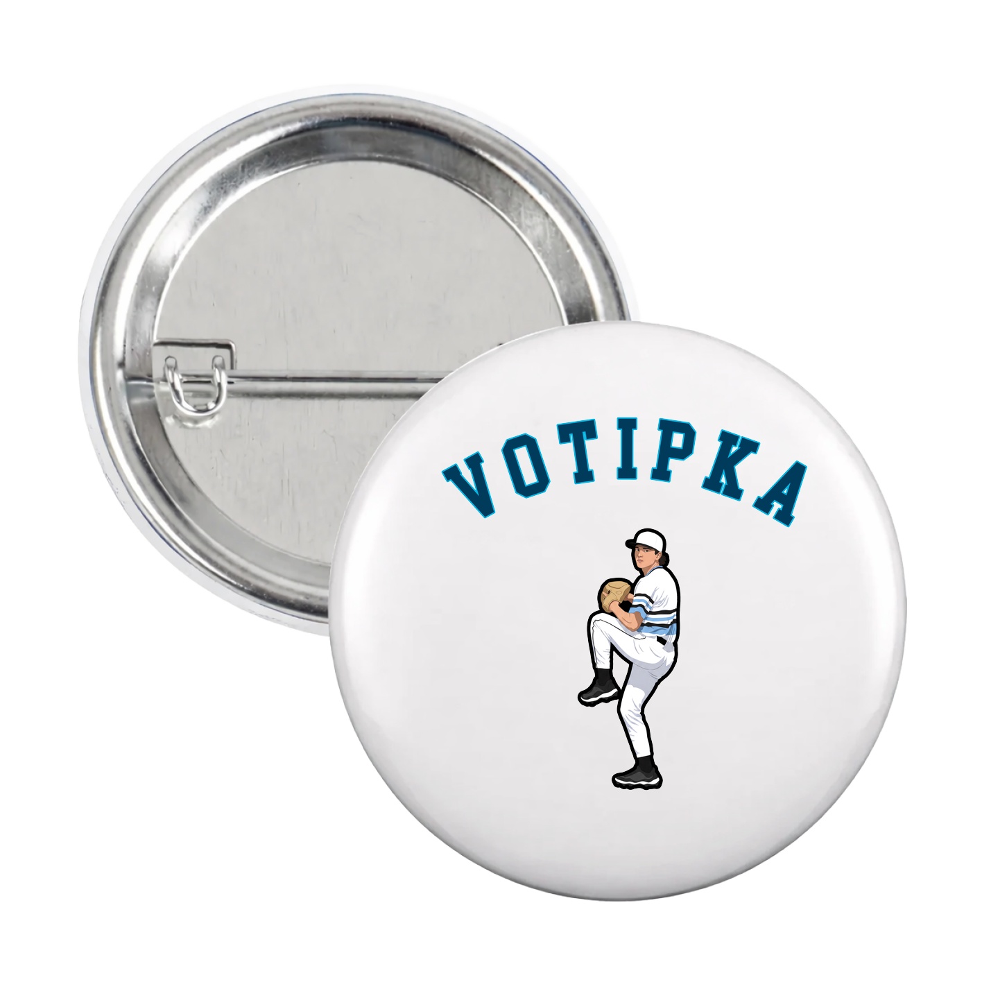 Game Day Button — Shirsey Arch in White