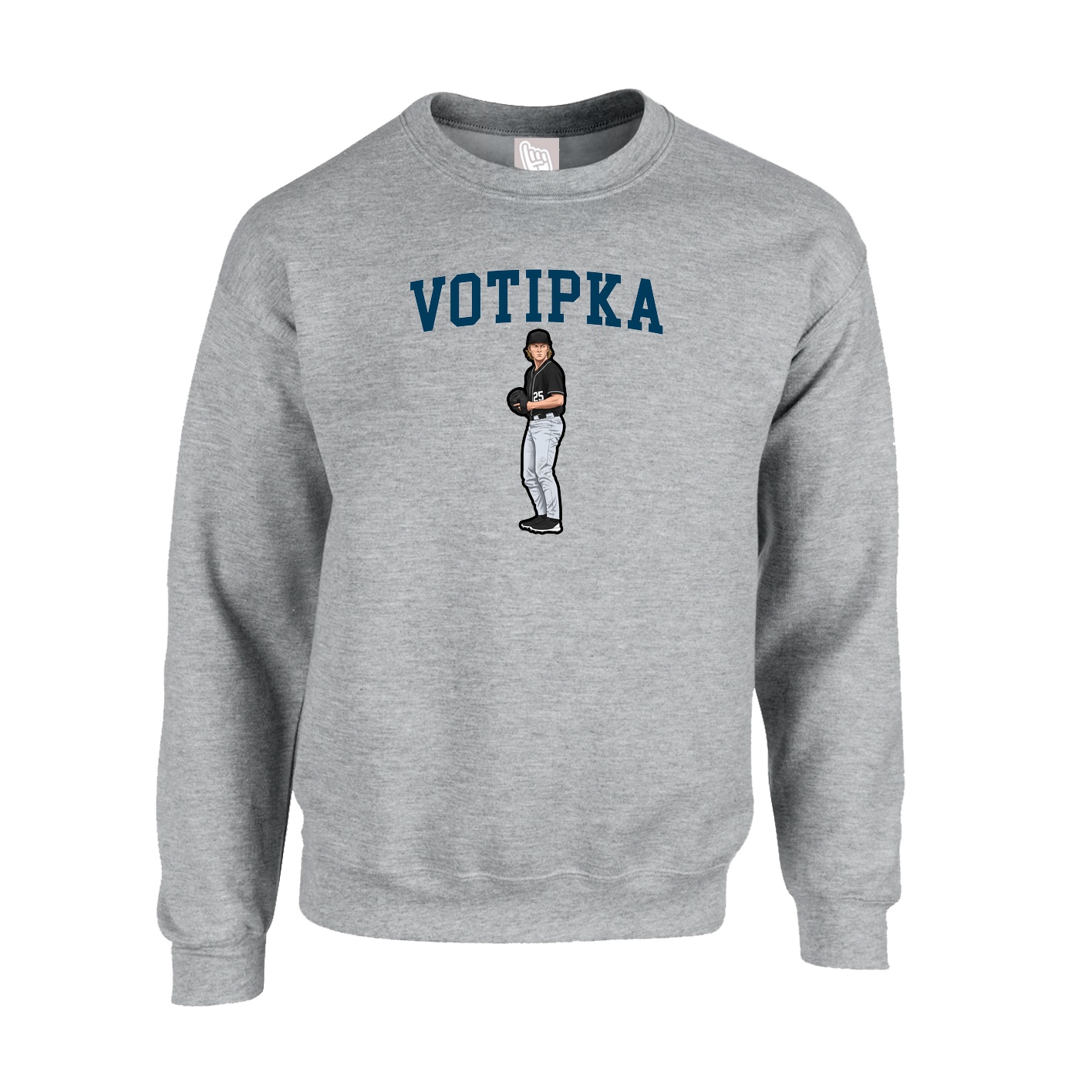 Fleece Crew — Shirsey in Grey