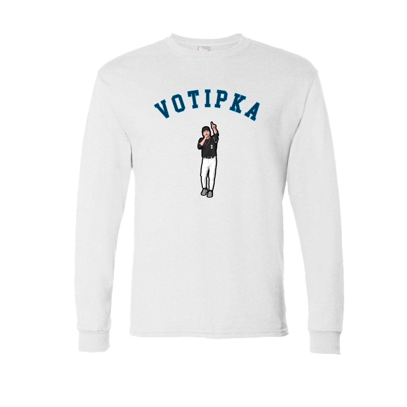 Long Sleeve Tee — Shirsey Arch in White