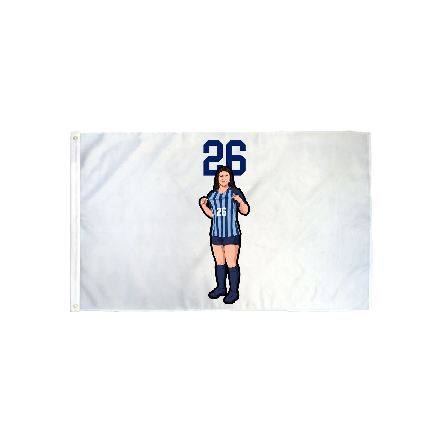 3x5 Flag — Number Top in Classic
