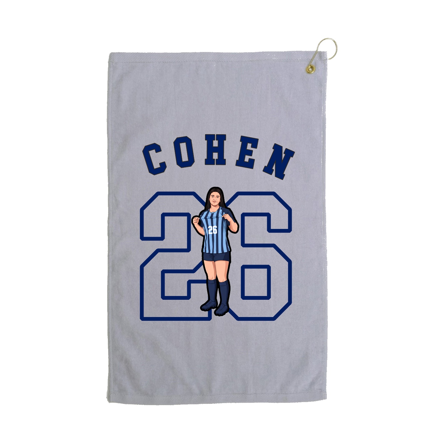 Golf Towel — Shirsey Arch in Grey