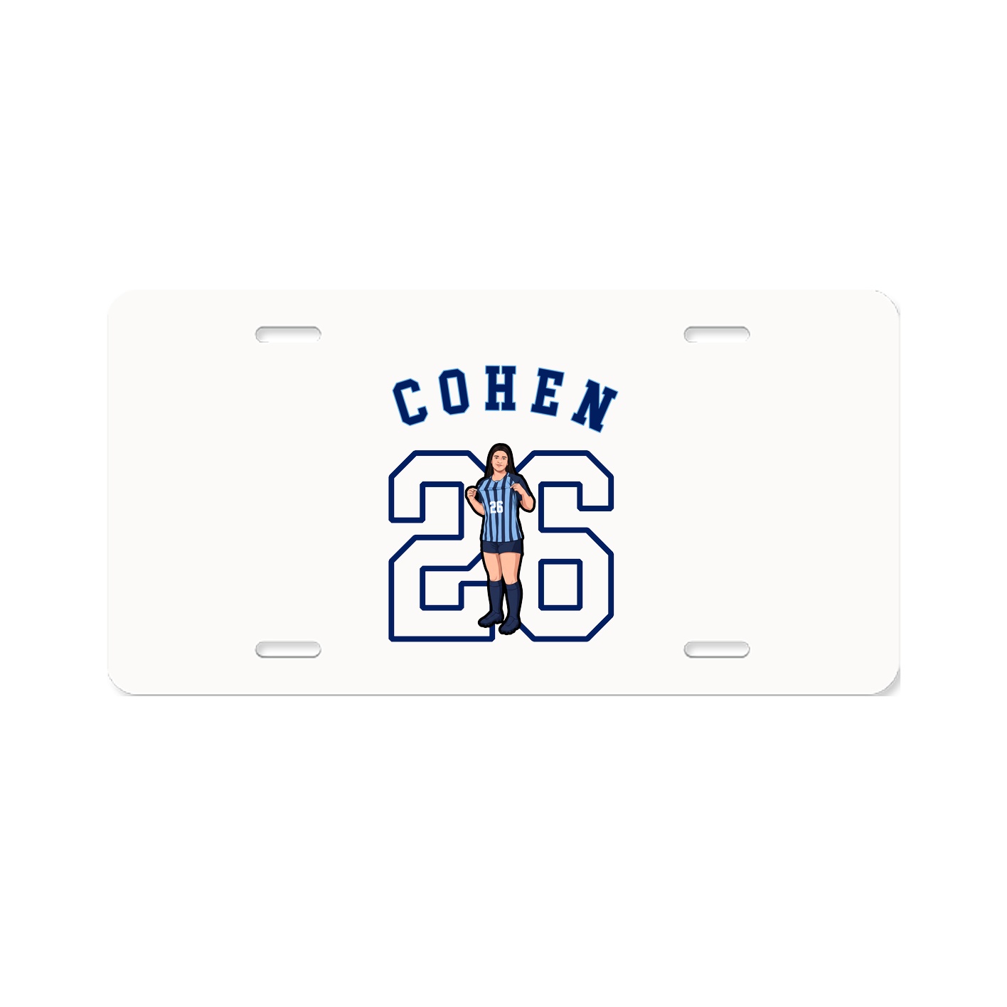 License Plate — Shirsey Arch in Classic