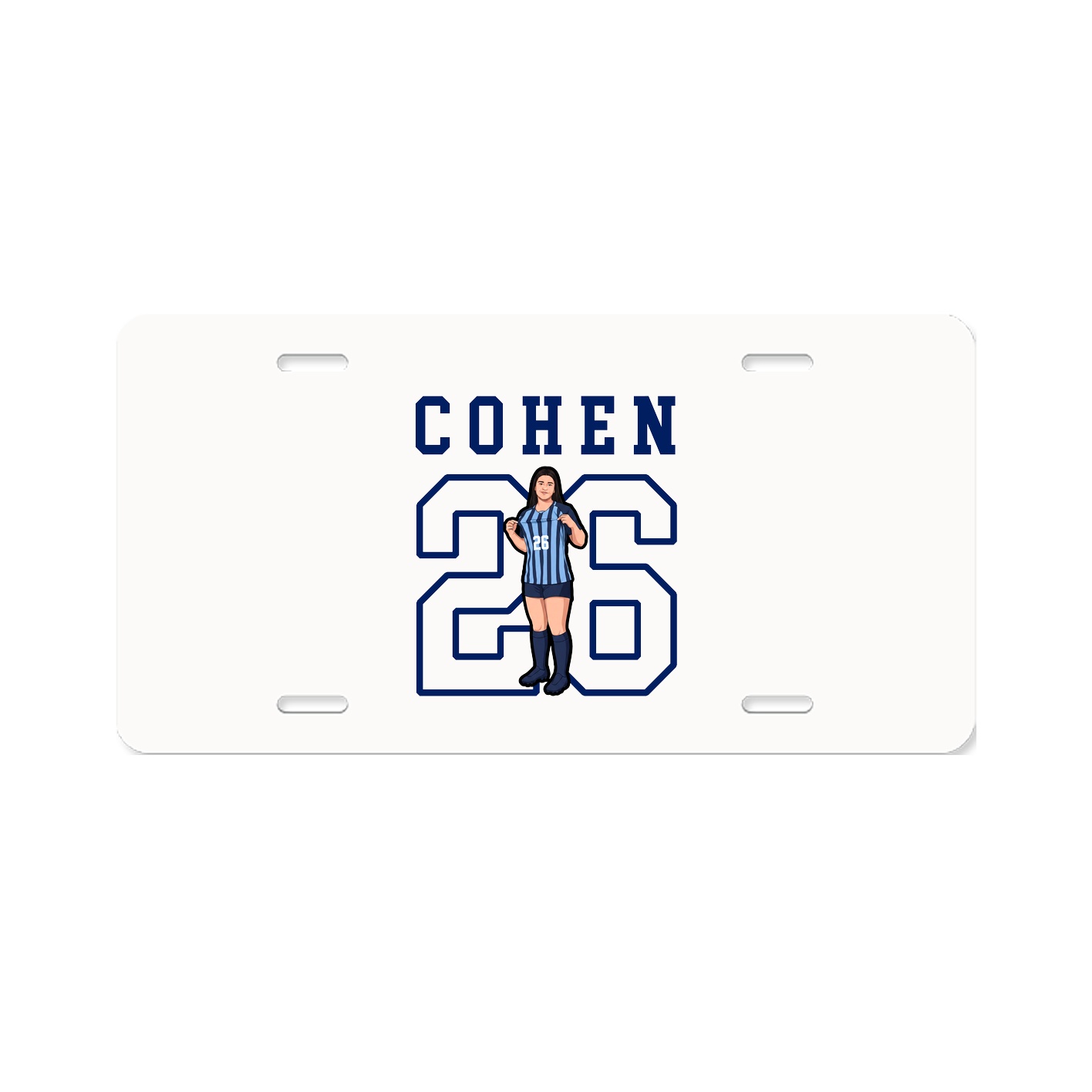 License Plate — Shirsey in Classic